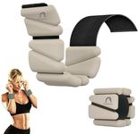 Bodylastics Adjustable Ankle & Wrist Weights 4 lb Pair (2 lb Each) – Silicone, Sweat-Resistant for Arms & Legs - Perfect for Jogging, Walking, Physiotherapy, Cardio, Yoga & Strength Training