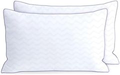 MOLCLCUY Bed Pillows King Size Set of 2,Hotel Collection Pillows for Side and Back Sleepers,Super Soft Down Alternative Microfiber Filled Pillows