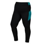 Dublin Everyday Riding Tights, Black/Deep Lake, Ladies 14/32"