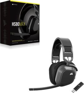 Corsair HS80 MAX Wireless Gaming Headset – Steel Grey