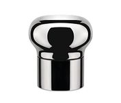Alessi Noè GIA12 Design Hermetic Bottle Stopper for Wine and Champagne Bottle , Mirror Polished, Silver
