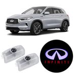 Never Fade Car LED Door Logo Projector Ghost Shadow Light, Compatible for Q50 Q60 Q70 QX70 QX50 QX60 QX70 QX80 EX FX G M Series Car Accessories