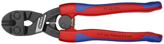 KNIPEX 7122200 Comfort Grip Angled High Leverage Cobolt Cut