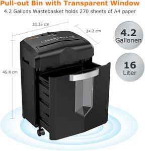 Bonsaii 12-Sheet Micro Cut Paper Shredder – High Security
