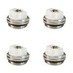 x4 Manual Radiator AIR Vent Bleed Plug Valve 1/2" BSP