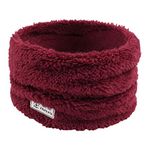 Pesaat Thick Fleece Baby Scarf For Boys Girls Warm Infant Toddler Scarves Kids Neck Warmer Thermal 1-5Y (Wine Red)