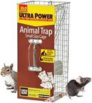 The Big Cheese Live Animal Trap - Spring Loaded Cage Door - Small Humane Pest Trap for Rats, Squirrels and Small Animals - Relocate Life Wildlife with Catch and Release No-Kill Cage
