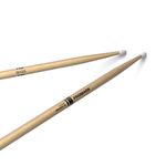 ProMark Rebound 5A Hickory Drumsticks, Oval Nylon Tip, One Pair, Natural (RBH565N)