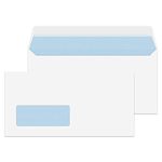 Blake Purely Everyday DL 110 x 220 mm 100 gsm Wallet Peel and Seal Window Envelopes (23884) White - Pack of 500