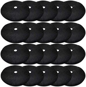 EBaokuup 20 Pack 16.5 Inch Non-Woven Tree Mulch Ring - Degradable Tree Protector Mat, Reusable Tree Weed Barrier Mat for Weed Control Root Protection