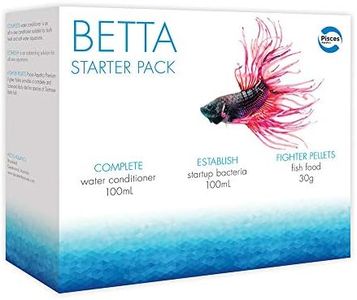 Pisces Aquatics LAB252 Betta Starter Pack, 3 Pack Kit