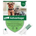 Advantage 40 Flea Spot On Treatment For Dogs, Cats & Rabbits 1 Pipette 0.4ml <4kg