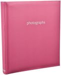 Pink 5 x 7'' 120 Photos Large Slip in Photo Album Memo Book - with Index Page/DVD Pockets, Arpan