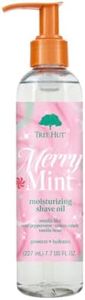 Tree Hut Merry Mint Moisturizing Shave Oil, Hydrating Gel-to-Oil Formula for a Smooth Shave, Made with Shea Butter, Holiday Gift & Stocking Stuffer, 7.7 fl oz