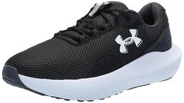 Under Armour Men's Surge 4 Sneaker, (002) Black/Anthracite/White, 15 X-Wide