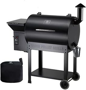 Z GRILLS Pellet Smoker Grill with PID Control, Rain Cover, 700 sq. in Cooking Area for Outdoor BBQ, ZPG-7002BPro