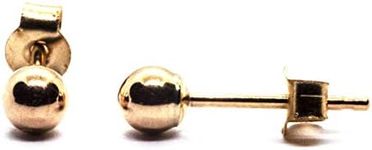 Arranview Jewellery 3 mm Gold Ball Stud Earrings in 9ct Yellow Gold