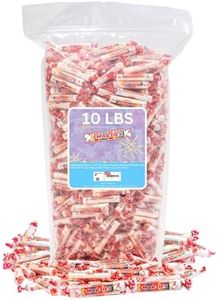 Smarties Candy Bulk Rolls Original Flavor, Gluten & Vegan Free, Classic Sweetness from Family Owned Company Since 1949, Peanut-Free & Dairy-Free, Perfect Halloween, 10 lb Bag