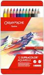 CREATIVE ART MATERIALS Caran D'ache Supracolor Metal Box Set Of 12 (3888.312)