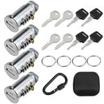 Lock Cores for Thule, 4 Pack One Key System Lock Cylinder Cores Replacement for Thule