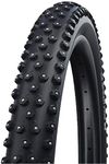 SCHWALBE - Ice Spiker Pro Studded Winter Tubeless Folding Bike Tire | 29 x 2.25 | Performance Line, RaceGuard, Double Defense | 402 Aluminum Studs | Black