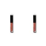 e.l.f. Lip Plumping Gloss, Hydrating, Nourishing, Invigorating, High-Shine, Plumps, Volumizes, Cools, Soothes, Mocha Twist, 2.70 ml (Pack of 2)