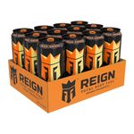 Reign Energy, Orange Dreamsicle, 473mL Cans, Pack of 12