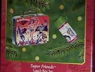 Hallmark 1999 Super Friends Lunch Box w/ Thermos Ornament