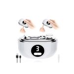 3 in 1 Electric Nail Clippers, 3-Speed 2-Blade Adjustable Easy Nail Trimmer Rechargeable Electric Nail Cutter with LED Light Nail Scraps Storage, Smart Nail Clippers for Kids Adults Elderly