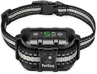 PetSpy Dog Bark Collar for No Barking Control Training w/3 Anti-Bark Modes Beep Vibration No Harm Shock IPx7 Waterproof for Small Medium Large Dogs