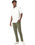 Dockers Men's Smart 360 Flex Alpha Slim Pants, Green (Dockers Olive 0001), 34W / 34L