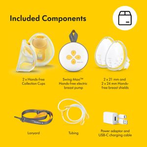 Medela Swing Maxi Double Electric Breast Pump – Portable, Efficient