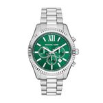 Michael Kors Analog Green Dial Men's Stainless Steel Watch-Mk9152, Band Color:Silver