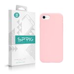 SPRIG Compatible with Apple iPhone 7 Phone Liquid Silicone Cover Premium Back Cover Drop Tested Shock Proof Mobile Case for Men, Women, Boys and Girls with Camera Protection (Rose Pink)