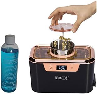 iSonic® Miniaturized Commercial Ultrasonic Cleaner DS310 with Cleaning Solution Concentrate CSGJ01, 110V