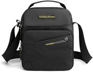 Small Crossbody Bag for Men Shoulder Bags Messenger Bag Man Purse for Office Work Business Black