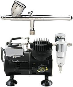 Iwata Revolution CR Airbrush Set with Compressor