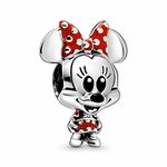 Minnie Mouse Charm 925 Silver Compatible with Pandora Charms, silver chain Bracelet, Trollbeads, Chamilia and Biagi.…