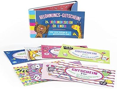 TRENDHAUS 953193 Reward Cards, 24 Cards for Special Performance, Reward System for Children, Ideas for Together Family Time, Customisable