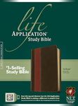 NLT Life Application Study Bible, Second Edition, TuTone (LeatherLike, Brown/Tan, Indexed, Red Letter)