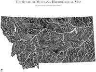 Muir Way Hydrological River Map of 