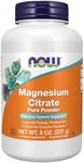 NOW Magnesium Citrate Pure Powder, 8-Ounce