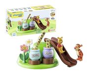 Playmobil 71317 1.2.3 & Disney: Winnie's & Tigger's Bee Garden, Winnie-the-Pooh, educational toys for toddlers, gifting toy and fun imaginative role-play, playsets for children ages 12 months+