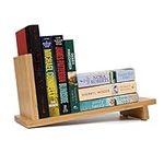 S&A WOODCRAFT Desktop Wood Bookshel