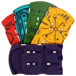 5-Pack Sci-Fi Pocket Health Trackers - Space Alien, Retro Tabletop RPG Role Playing Game Accessory - Character HP Tracker Compatible with Starfinder and Dungeons & Dragons