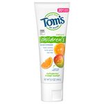 Tom's of Maine Anticavity Fluoride Children's Toothpaste, Kids Toothpaste, Natural Toothpaste, Outrageous Orange Mango, 144g (5.1oz)