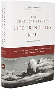 The NKJV, Charles F. Stanley Life Principles Bible, 2nd Edition, Hardcover, Comfort Print: Growing in Knowledge and Understanding of God Through His Word