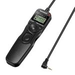 Neewer LCD Timer Shutter Release Remote Control for Canon 760D(T6s)/750D(T6i)/700D(T5i)/1300D(T6)/1100D(T3)/1000D(XS)/650D(T4i)/600D(T3i)/550D(T2i)/500D(T1i)/450D(XSi)/400D(XTi)/350D DSLR Cameras