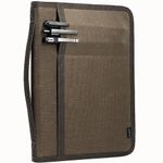 Tintris Journal Cover for 5 x 8 A5 Moleskine LEUCHTTURM Notebooks Journals Planners Sketchbooks Legal pads with Pen Holder Elastic Band, Water Resistant Notebook Cover, Classy Waxed Canvas, Olive