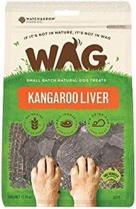 Kangaroo Liver 200g, Grain Free Hypoallergenic Natural Australian Made Dog Treat Chew, Perfect for Training